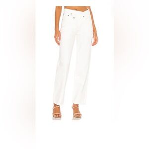 Agolde Criss Cross Wide Leg in Paste